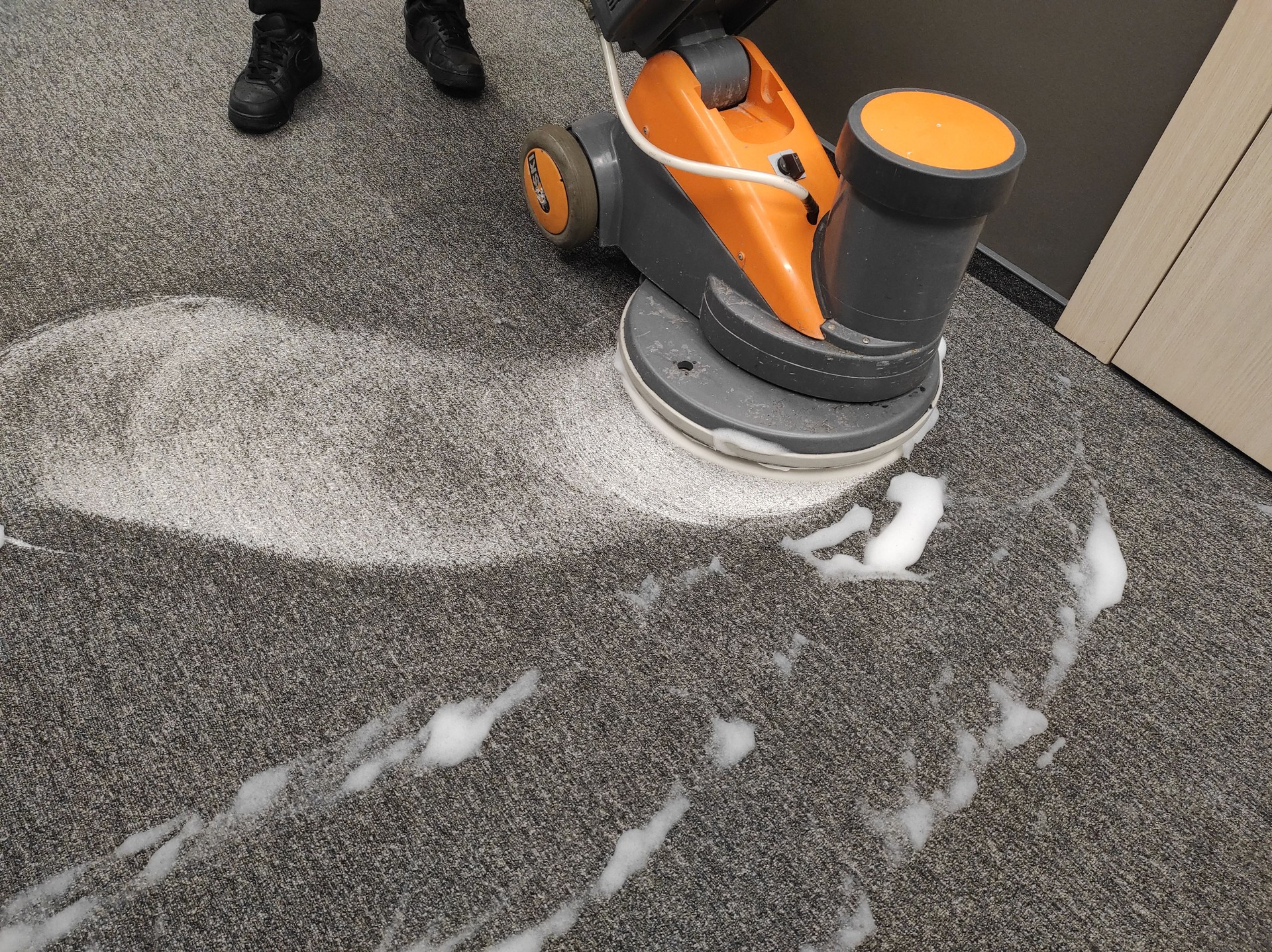 Floor washing